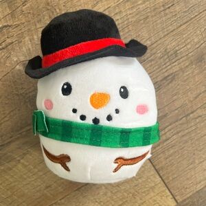 Plush Snowman Toy with Green Headband
